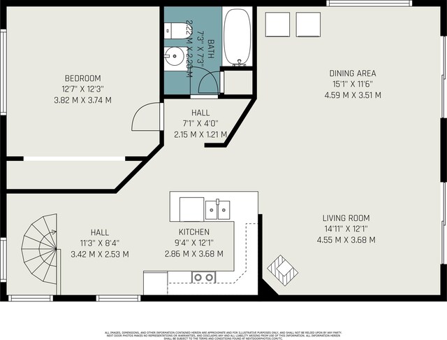 524 S Mears Ave, Whitehall, MI 49461 - home floor plan