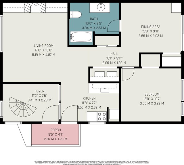 524 S Mears Ave, Whitehall, MI 49461 - room layout