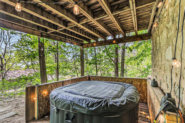 524 S Mears Ave, Whitehall, MI 49461 - view of wooden deck