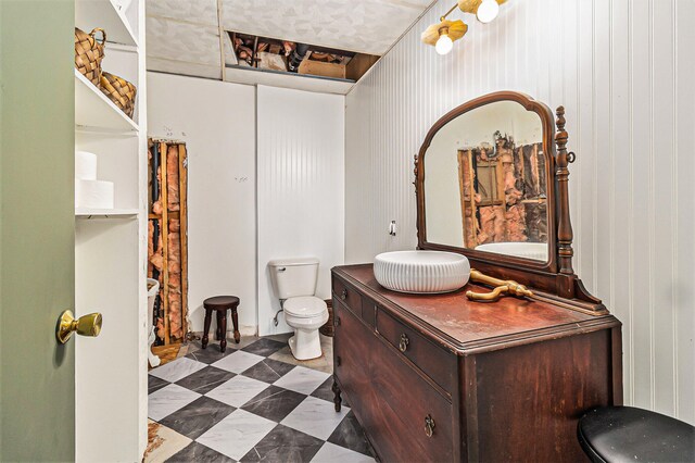 524 S Mears Ave, Whitehall, MI 49461 - bathroom with toilet and vanity