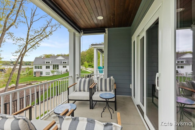 657 Greenslate Dr SE, Ada, MI 49301 - balcony featuring a residential view