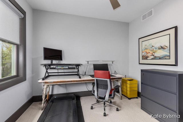 657 Greenslate Dr SE, Ada, MI 49301 - office area with baseboards