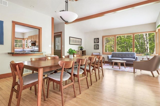 6800 Harbert Rd, Harbert, MI 49115 - dining area featuring light wood-type flooring