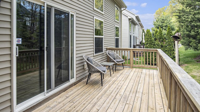 4607 Spring Mountain Dr, Brighton, MI 48116 - view of wooden deck