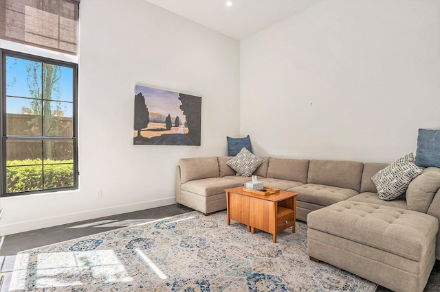 26 W 6th St, Holland, MI 49423 - living room with baseboards and recessed lighting