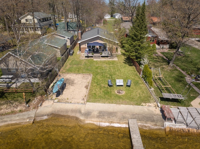 108 Eastbrook Ave, Houghton Lake, MI 48629 - aerial view of residential area