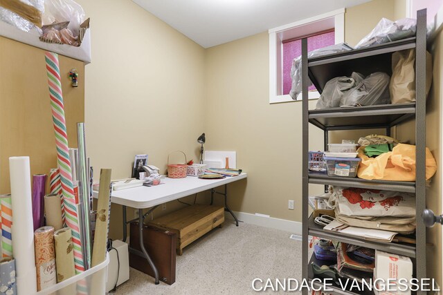 2429 Shears Crossing Ct NE, Grand Rapids, MI 49525 - carpeted home office featuring baseboards