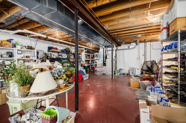 8461 Webster Hills Rd, Dexter, MI 48130 - view of unfinished basement