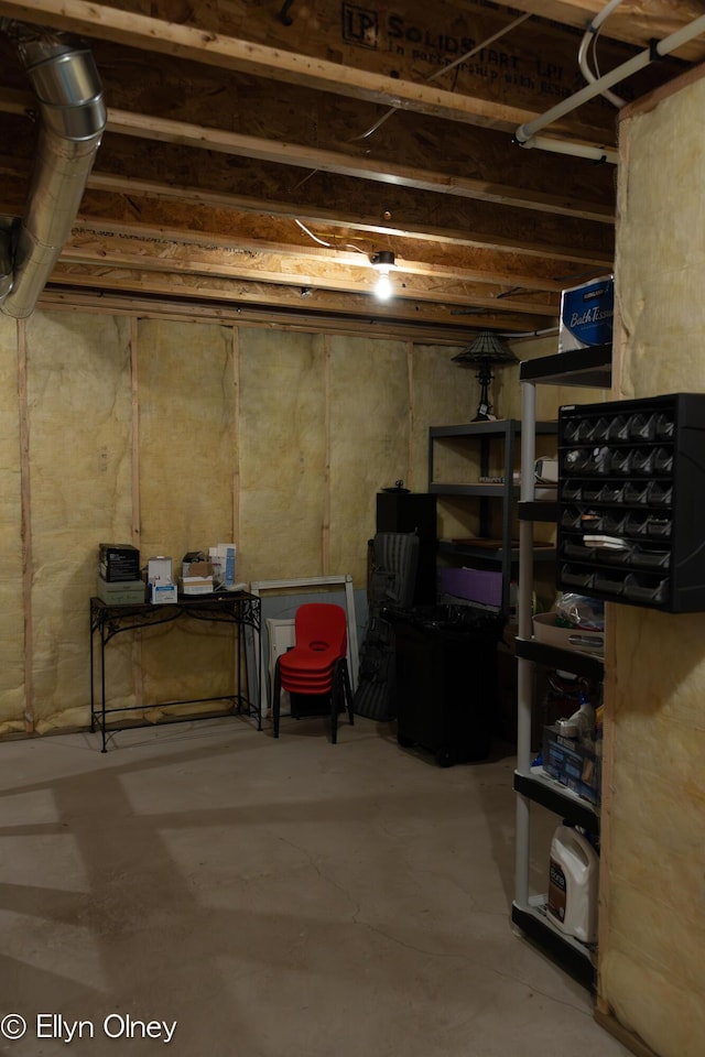 16894 Arbor Way Dr, Nunica, MI 49448 - view of unfinished basement