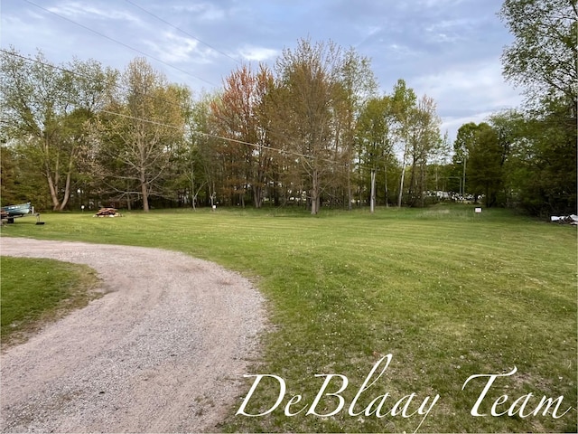6061 Cutler Rd, Lakeview, MI 48850 - view of home's community with a yard
