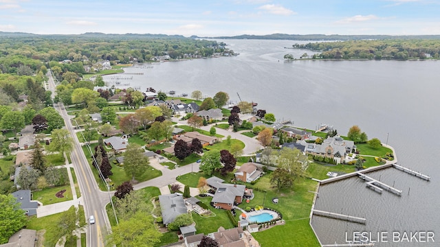 833 Allen Dr, Holland, MI 49423 - aerial overview of property's location with a large body of water and nearby suburban area