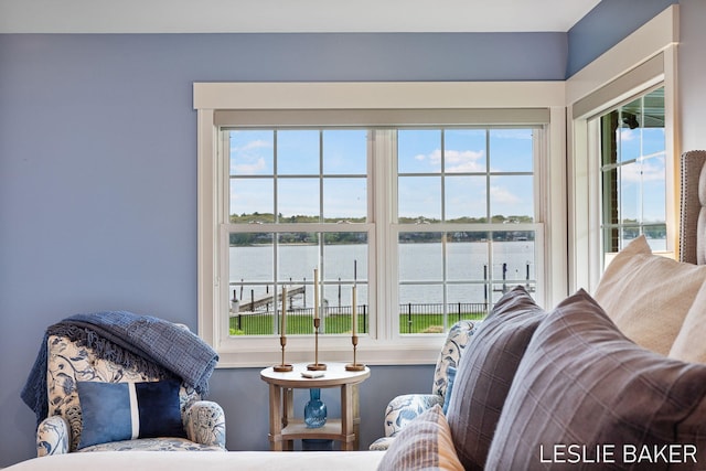 833 Allen Dr, Holland, MI 49423 - living area with a water view