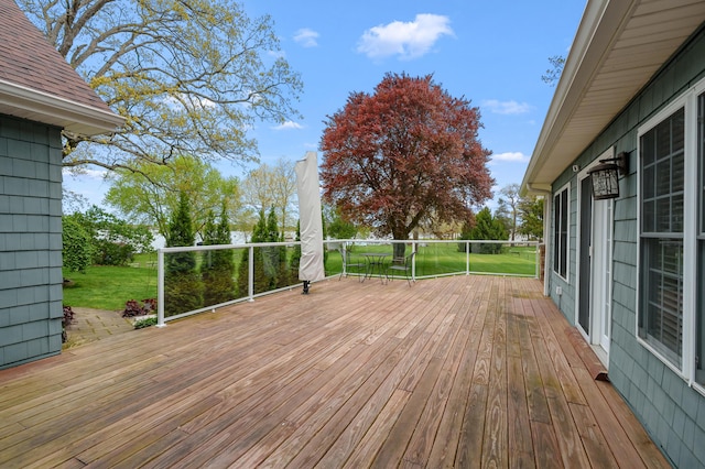 46132 86th Ave, Decatur, MI 49045 - view of wooden deck