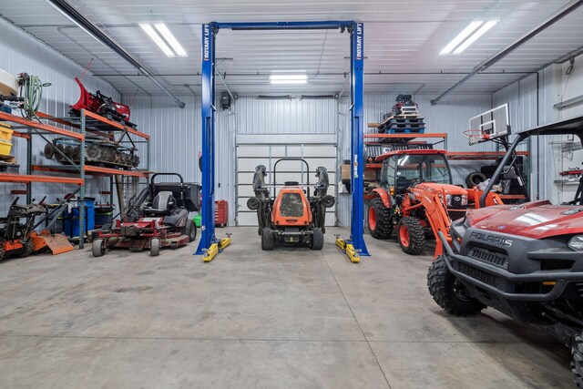 4624 Parman Rd, Stockbridge, MI 49285 - view of garage
