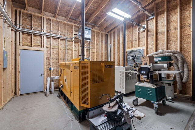 4624 Parman Rd, Stockbridge, MI 49285 - below grade area featuring electric panel