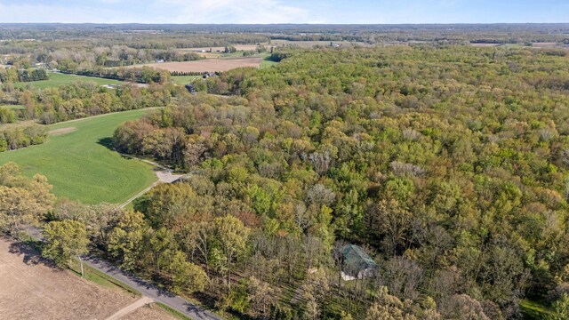 4624 Parman Rd, Stockbridge, MI 49285 - aerial view of property and surrounding area with a forest
