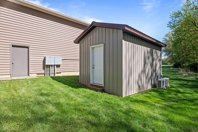 4624 Parman Rd, Stockbridge, MI 49285 - view of shed with a cooling unit