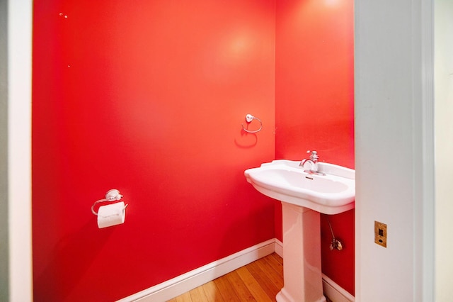 237 E Main St, Milan, MI 48160 - bathroom with wood finished floors and baseboards