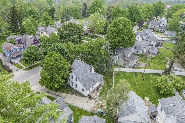237 E Main St, Milan, MI 48160 - aerial view of residential area