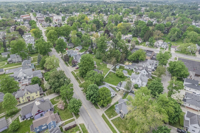 237 E Main St, Milan, MI 48160 - aerial view of residential area