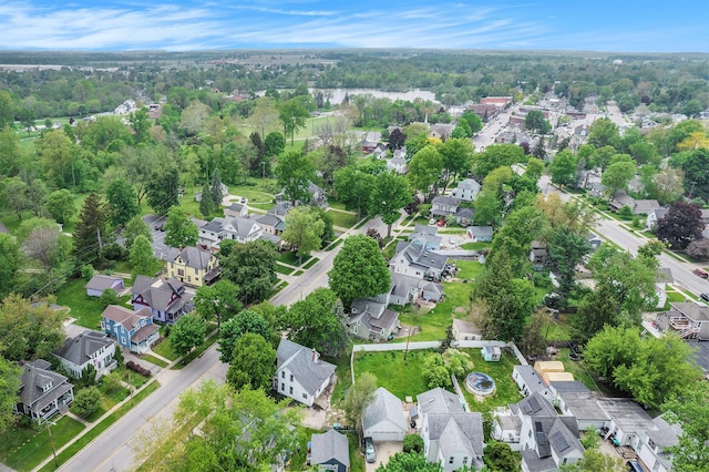 237 E Main St, Milan, MI 48160 - aerial overview of property's location featuring nearby suburban area
