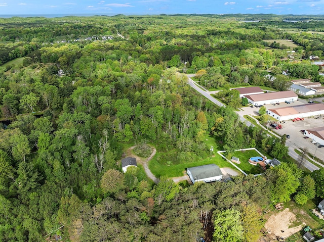 17270 Taft Rd, Spring Lake, MI 49456 - aerial view of property and surrounding area with a heavily wooded area