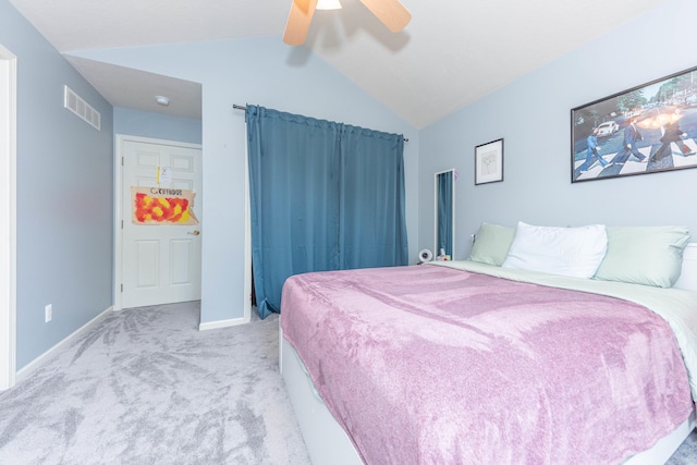 1218 Waterways Dr, Ann Arbor, MI 48108 - bedroom with carpet, baseboards, and ceiling fan
