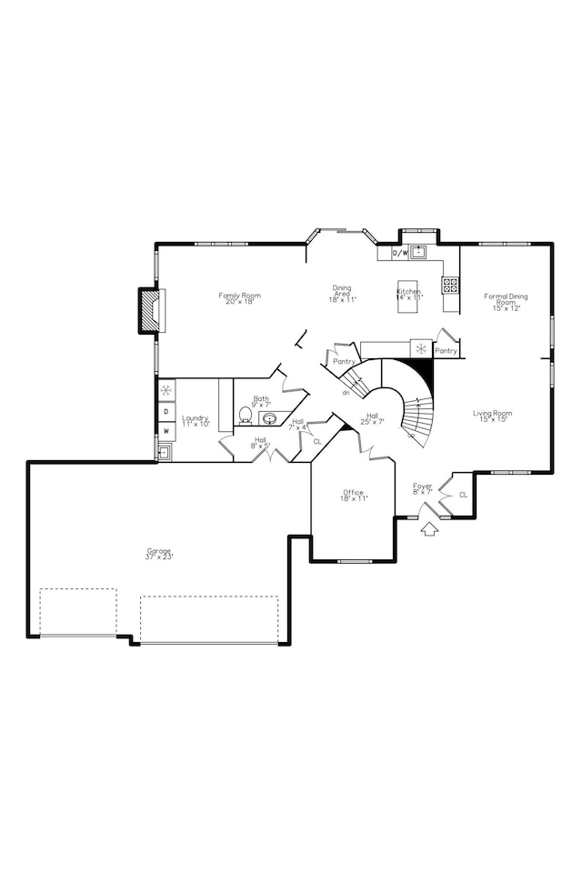 1218 Waterways Dr, Ann Arbor, MI 48108 - property floor plan