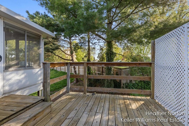view of deck