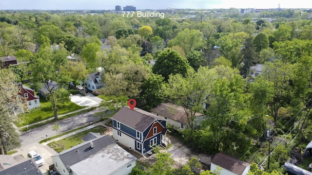 1435 Harpst St, Ann Arbor, MI 48104 - aerial view