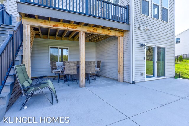 9235 Bigleaf Dr, West Olive, MI 49460 - view of patio with outdoor dining space