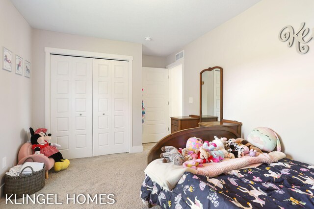 9235 Bigleaf Dr, West Olive, MI 49460 - bedroom with carpet and a closet