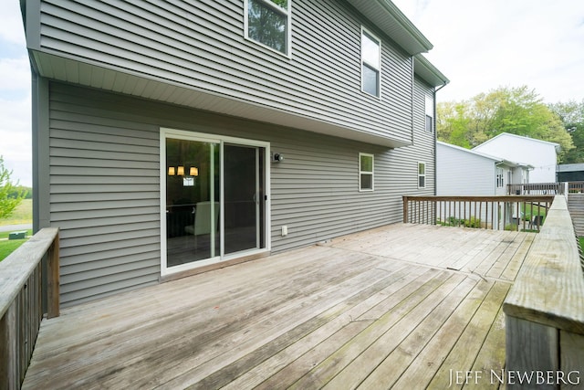 view of deck