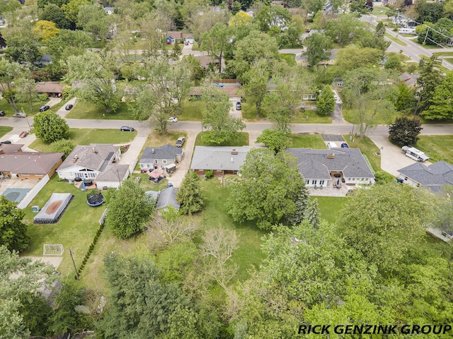 28 W 34th St, Holland, MI 49423 - aerial overview of property's location with nearby suburban area