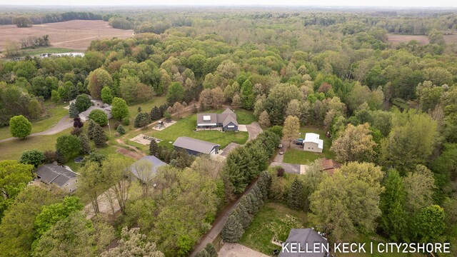 2263 136th Ave, Dorr, MI 49323 - aerial overview of property's location with a forest