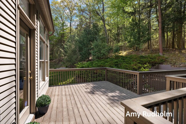 1995 W Glen Ct, Norton Shores, MI 49441 - view of wooden deck