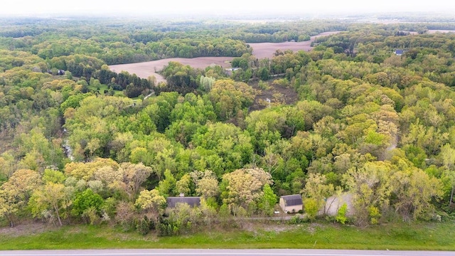 16431 Glassman Rd, Union Pier, MI 49129 - drone / aerial view of a heavily wooded area