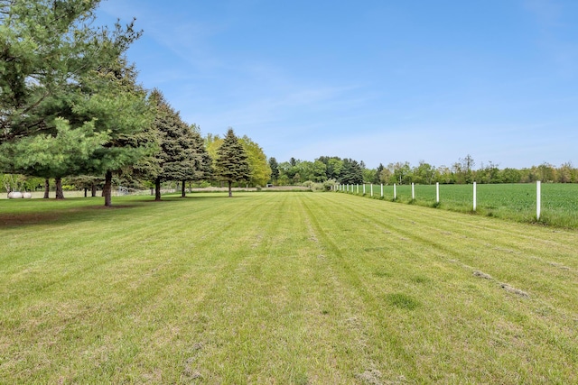 16436 45th Ave, Barryton, MI 49305 - view of yard featuring a rural view