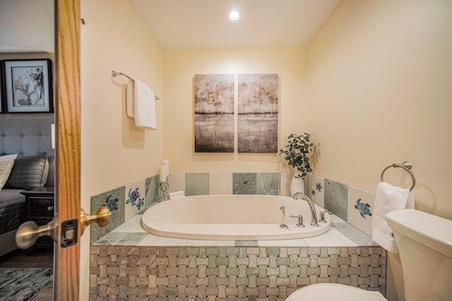 1 Northwick Ct, Ann Arbor, MI 48105 - full bathroom featuring toilet and a bath