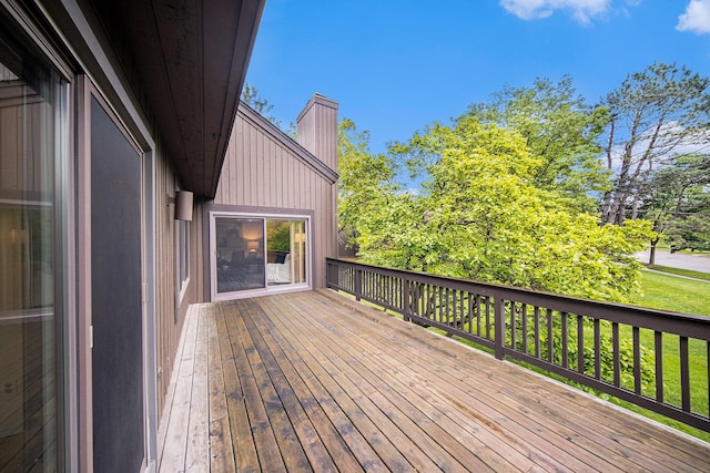 1 Northwick Ct, Ann Arbor, MI 48105 - view of wooden terrace