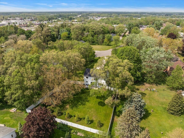 aerial overview of property's location