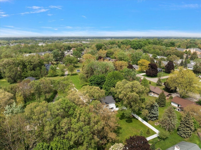aerial view of property's location