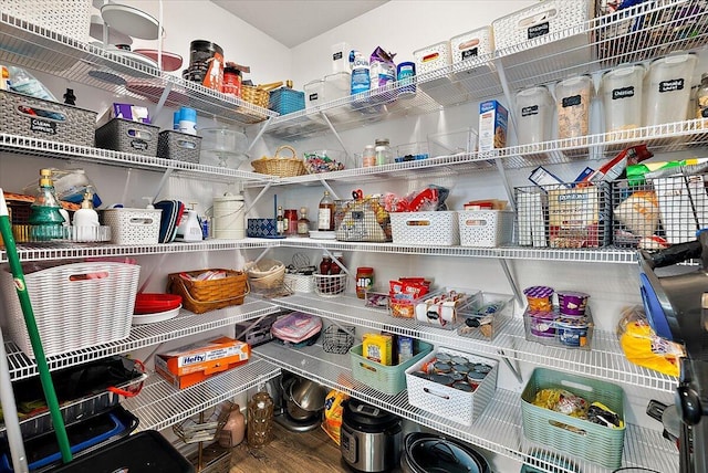 view of pantry