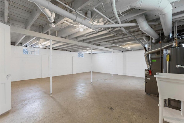 view of below grade area