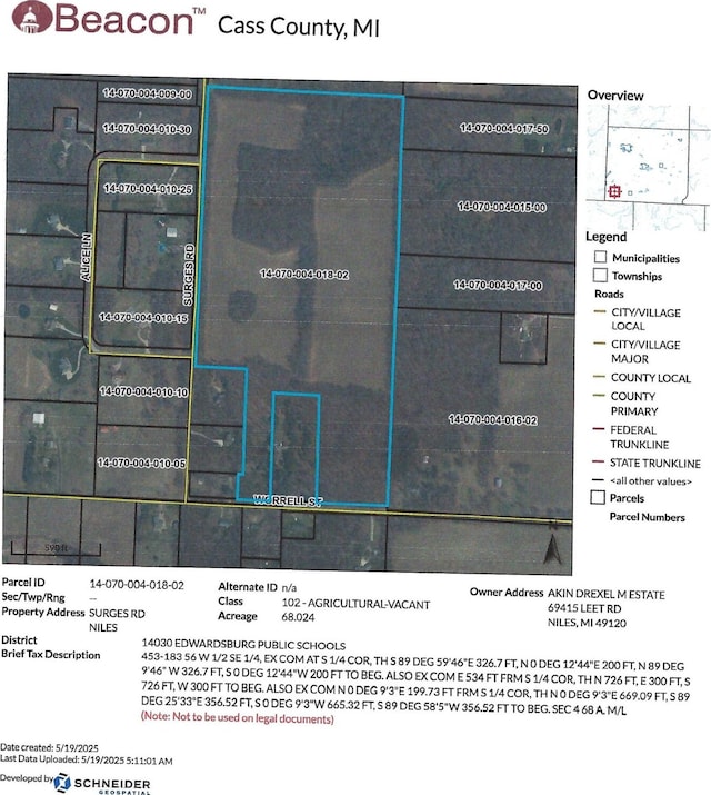 Surges Rd, Niles, MI 49120