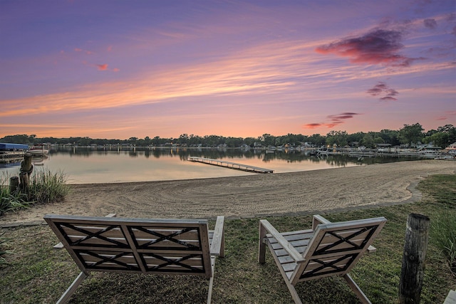 1256 Barron Lake Rd, Niles, MI 49120 - view of yard featuring a water view