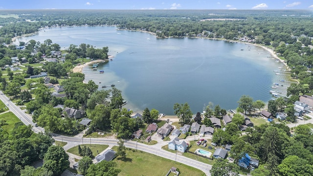 1256 Barron Lake Rd, Niles, MI 49120 - aerial view of residential area with a large body of water