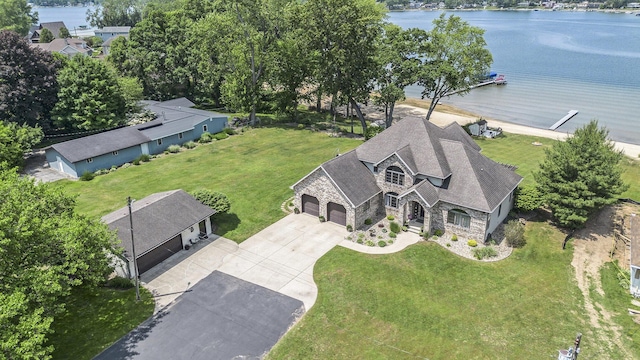 1256 Barron Lake Rd, Niles, MI 49120 - view of subject property with a large body of water