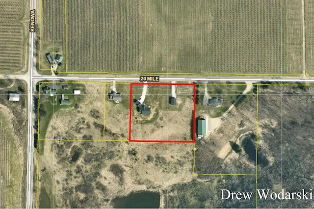 4688 20 Mile Rd, Kent City, MI 49330 - map of property location