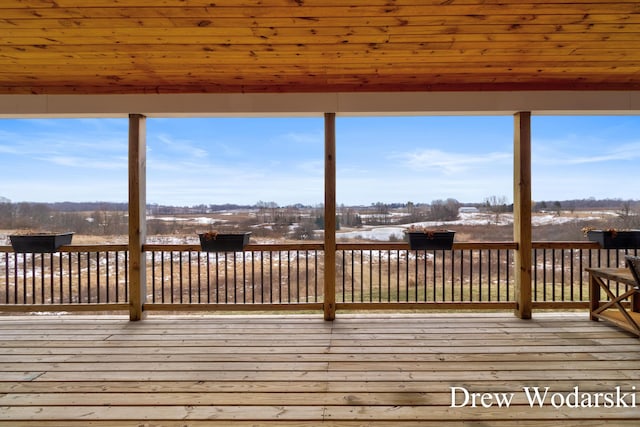 4688 20 Mile Rd, Kent City, MI 49330 - view of wooden terrace